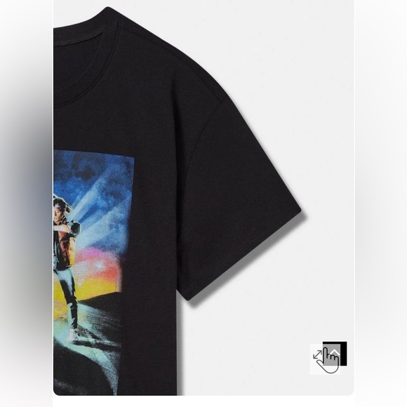 Torrid Back To The Future Relaxed Fit Cotton Boxy Tee Size Large/ 0x - Picture 4 of 5